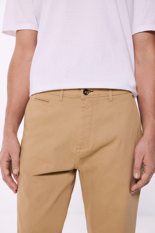 Springfield Cal&ccedil;as chino regular fit castanho
