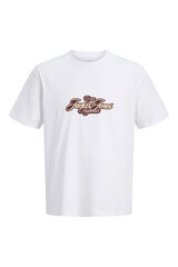 Jack & Jones T-shirt com estampado na frente branco