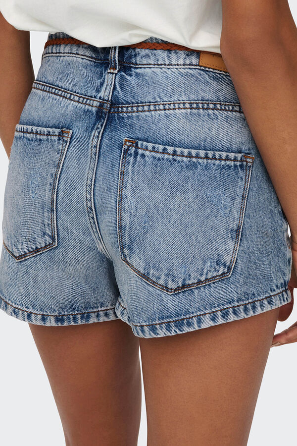 Only Shorts denim de regular fit azul
