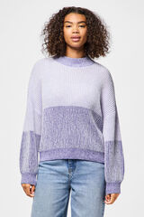 Pieces Jersey de punto morado/lila