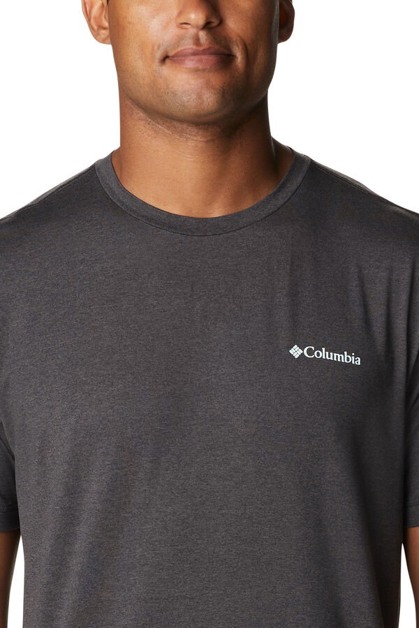 Springfield Camiseta estampada Columbia Tech Trail™ para hombre gris oscuro
