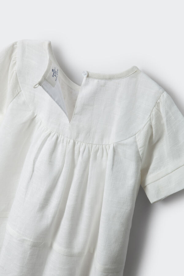 Springfield Kids Blusa de crochet de menina branco