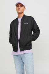 Jack & Jones B&oacute;mber cremallera negro