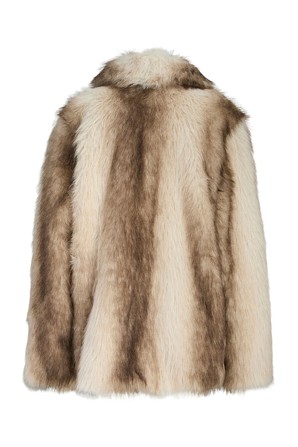 Jack & Jones Sobretudo de pele sint&eacute;tica cinzento