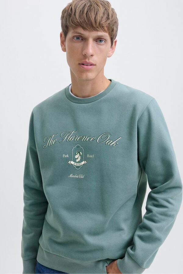 JJ REBEL Sudadera estampado frontal verde