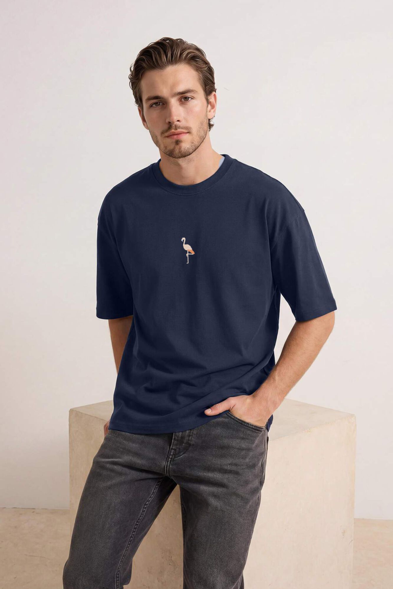 Trendyol T-shirt oversize de manga curta
