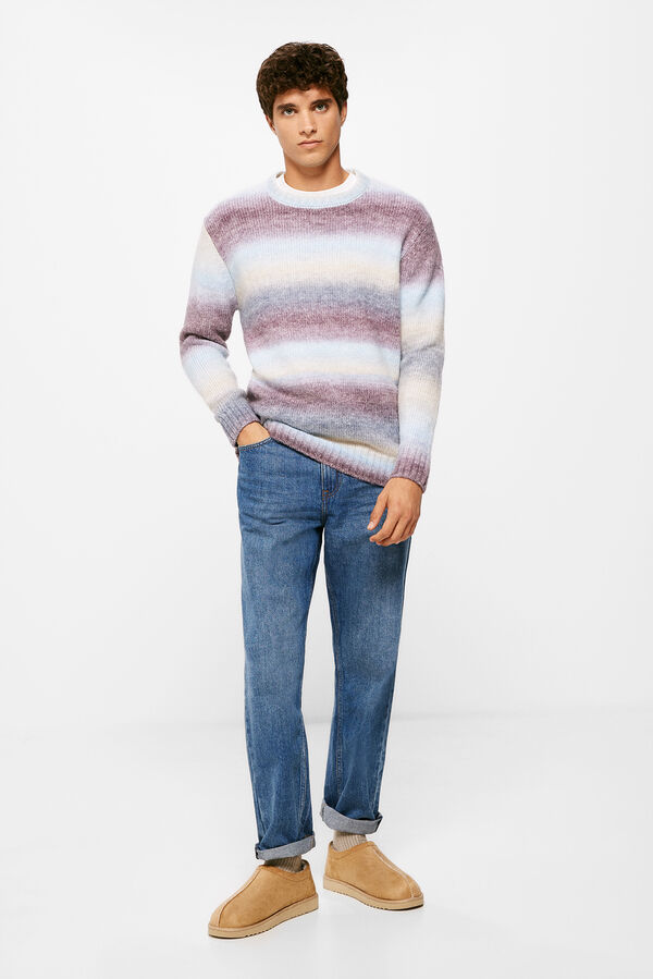 Springfield Su&eacute;ter fantasia com efeito gradiente rosa