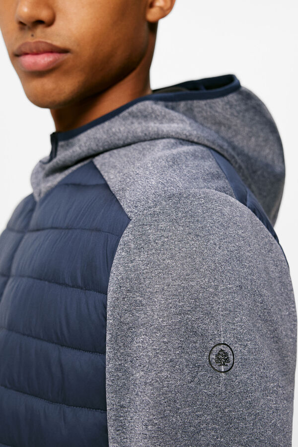 Springfield Casaco combinado capuz azul