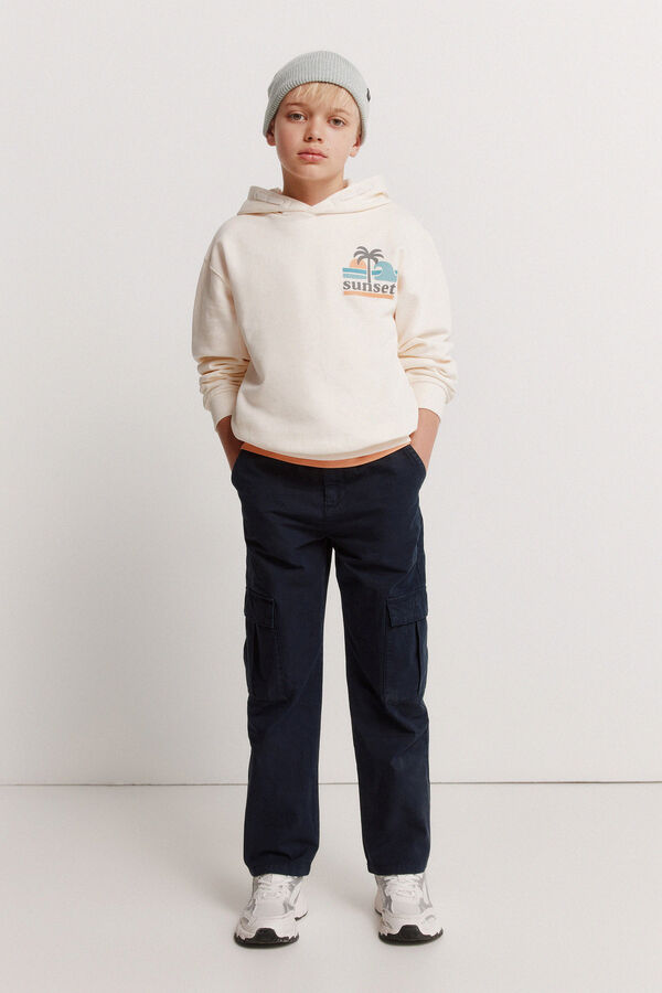 Springfield Kids Chino cargo ni&ntilde;o azul