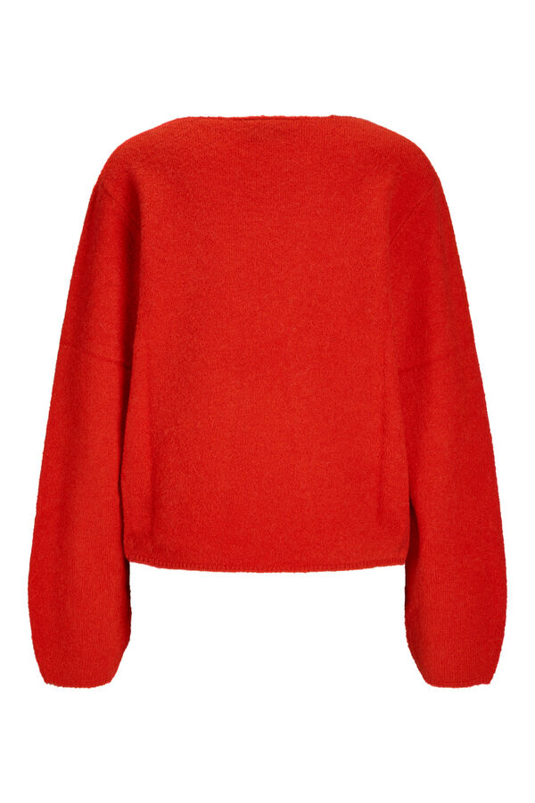 Jack & Jones Camisola gola em bico vermelho