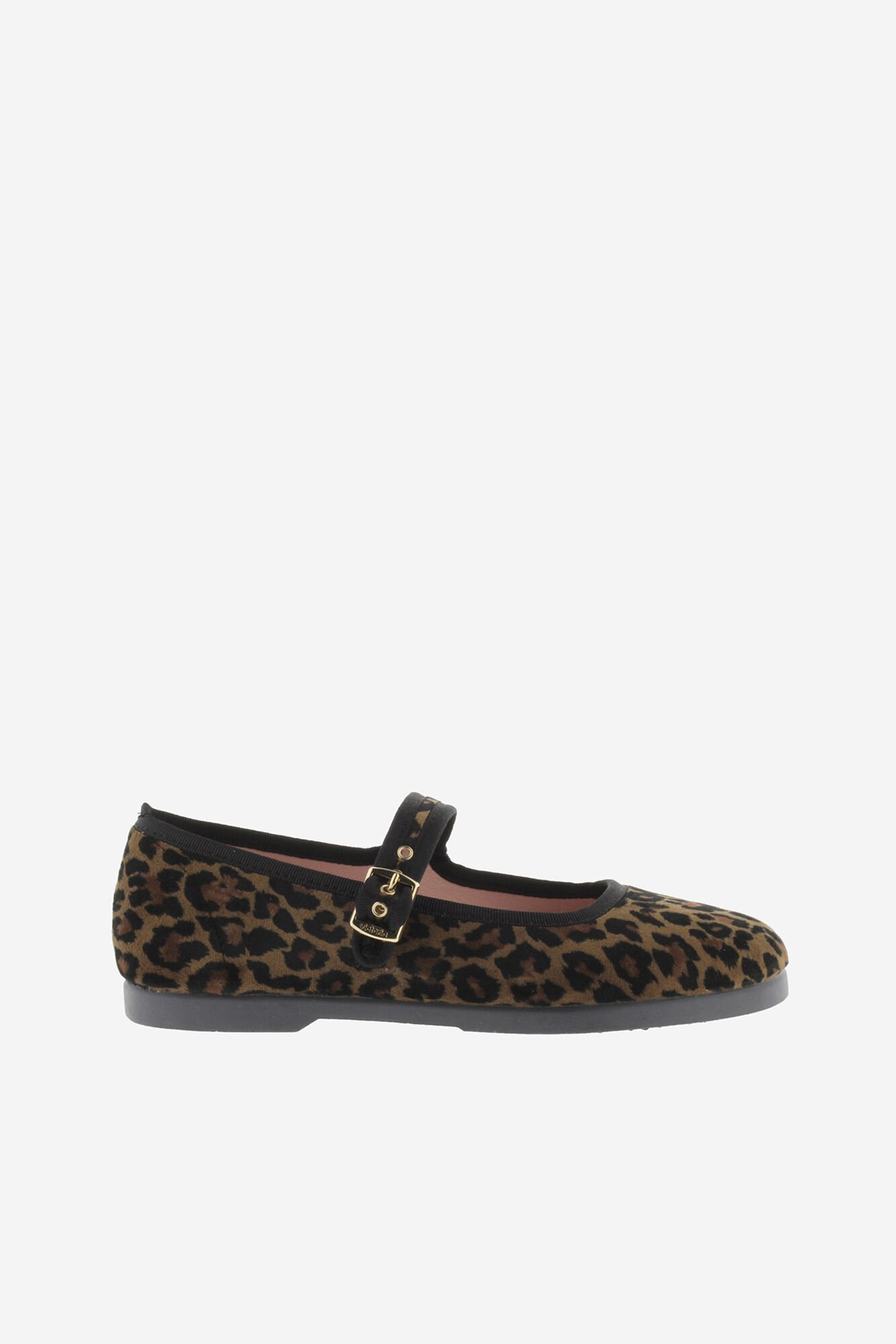 Victoria Sabrinas de veludo animal print