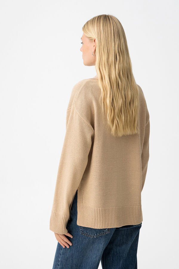 Tiffosi Camisola Relaxado com Gola cru