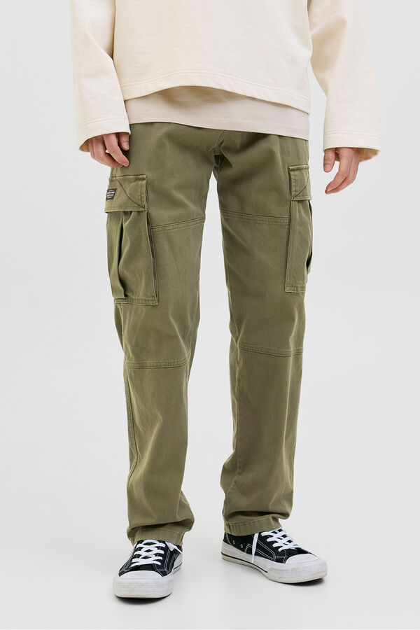 Jack & Jones Pantal&oacute;n cargo relaxed fit verde