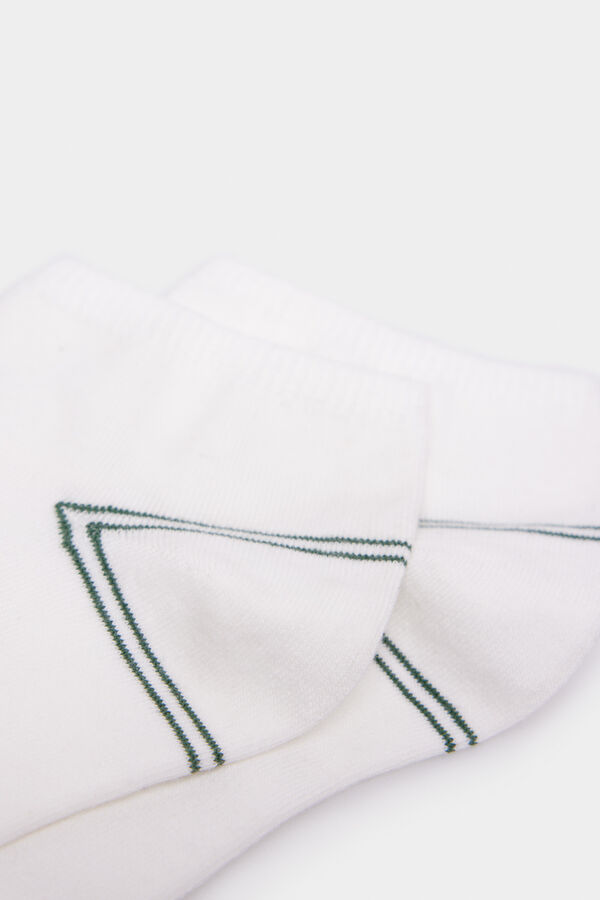 Springfield Calcet&iacute;n tobillero blanco