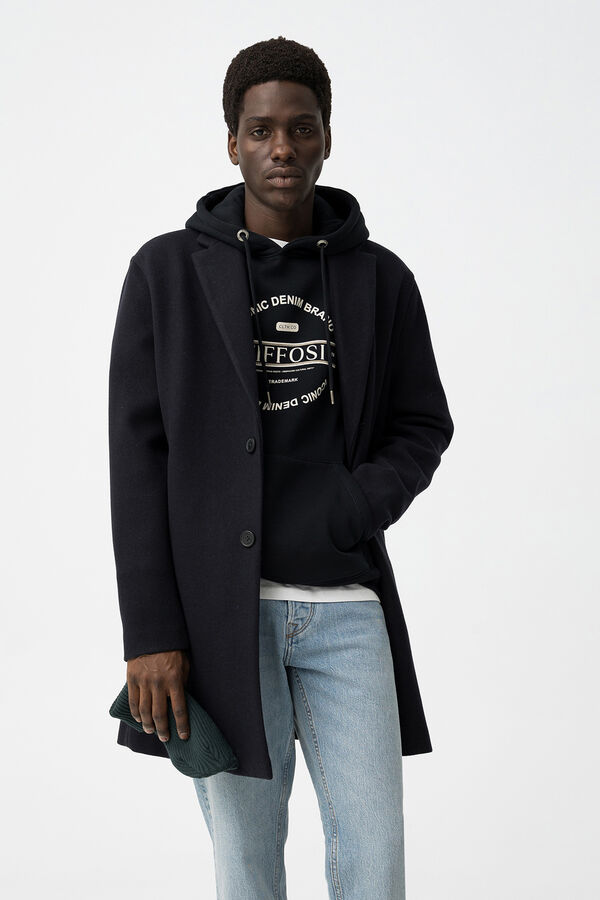 Tiffosi Sobretudo longo azul