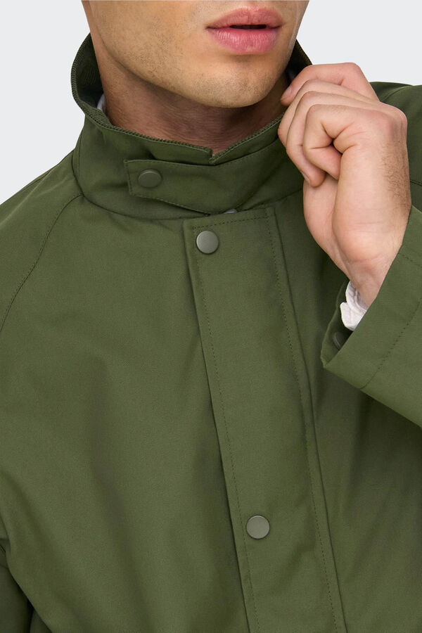 Only & Sons Chaqueta de hombre regular fit. verde