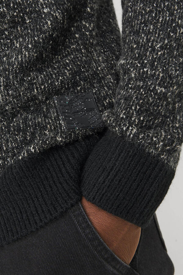 Jack & Jones Jersey cuello alto negro