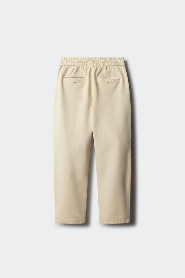 Springfield Kids Cal&ccedil;as cal&ccedil;as chino confort&aacute;veis ​​e justas para meninos branco