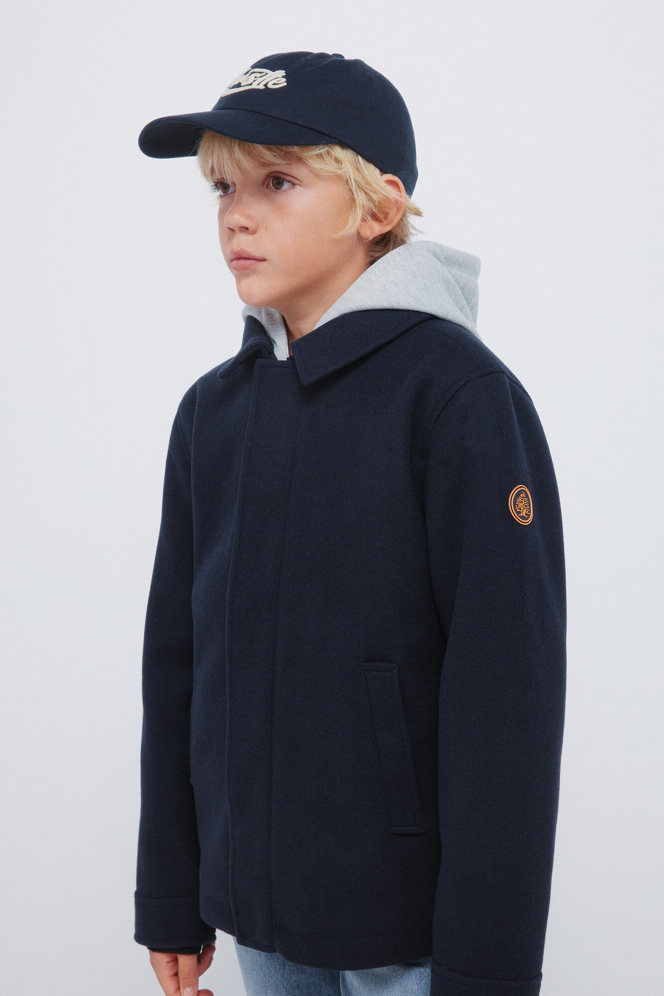 Springfield Kids Parka de tecido infantil