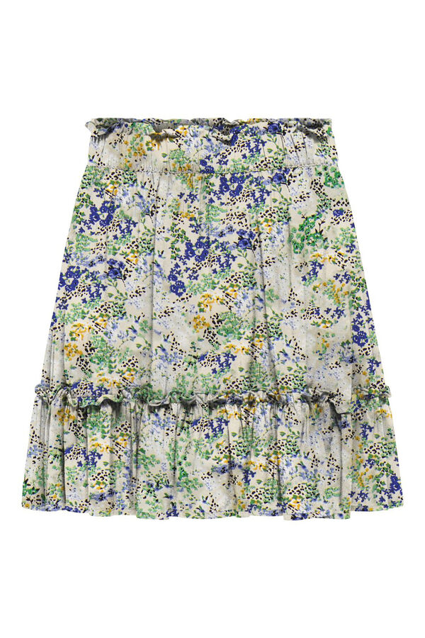 JDY Saia curta folho branco