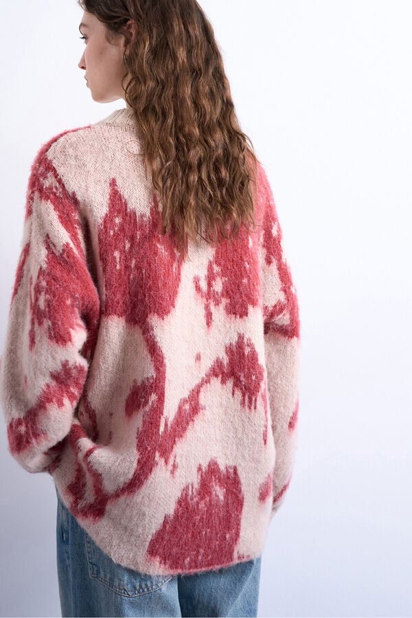 Topshop Camisola de manga comprida rosa