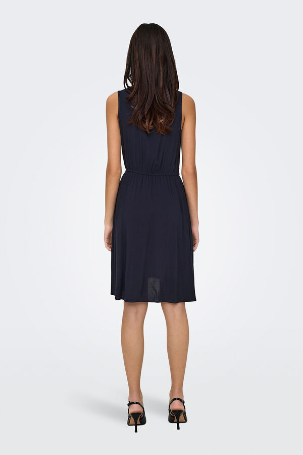 Only Vestido corto sin mangas azul