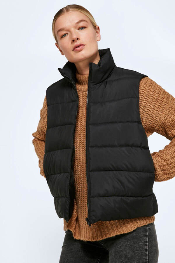 Noisy May Chaleco acolchado negro