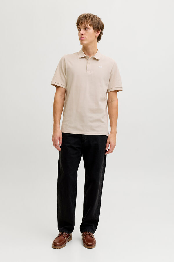 JJ REBEL Polo regular fit bege