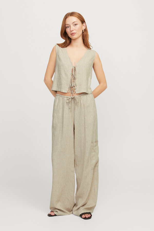 Jack & Jones Chaleco lazos gris