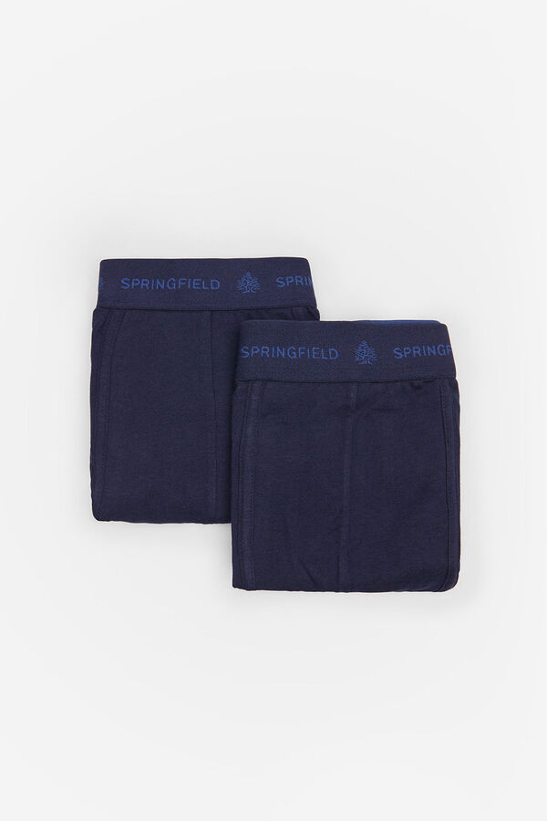 Springfield PACK 2 BOXERS BASICOS azul oscuro