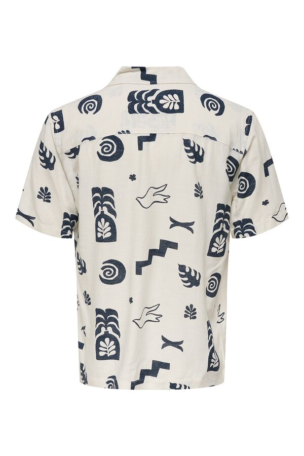 Only & Sons Camisa de manga curta branco