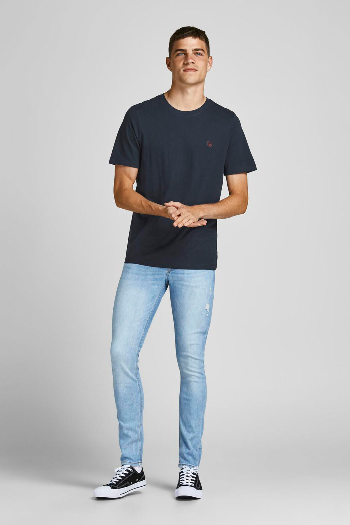 Jack & Jones Camiseta slim fit de algod&atilde;o