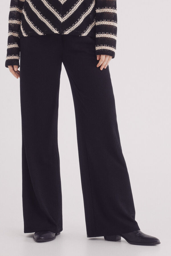 Springfield Pantal&oacute;n jogger estructura negro