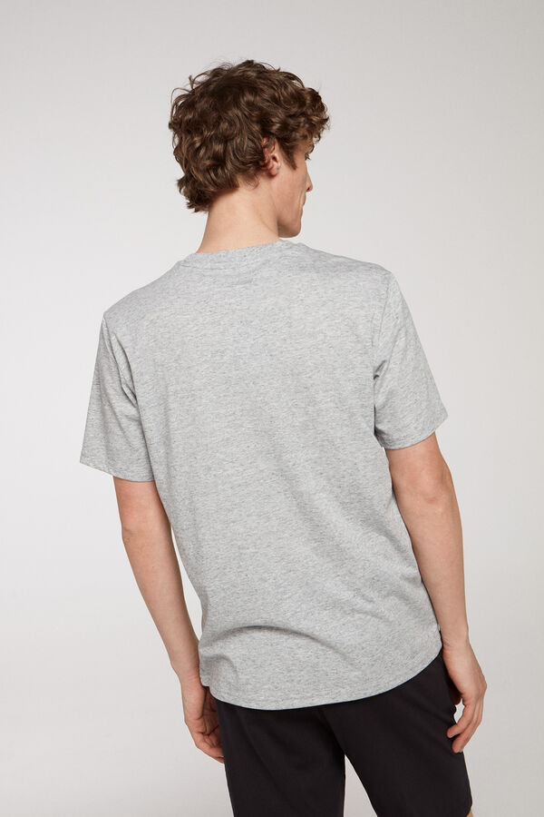Champion t-shirt logo peito cinzento