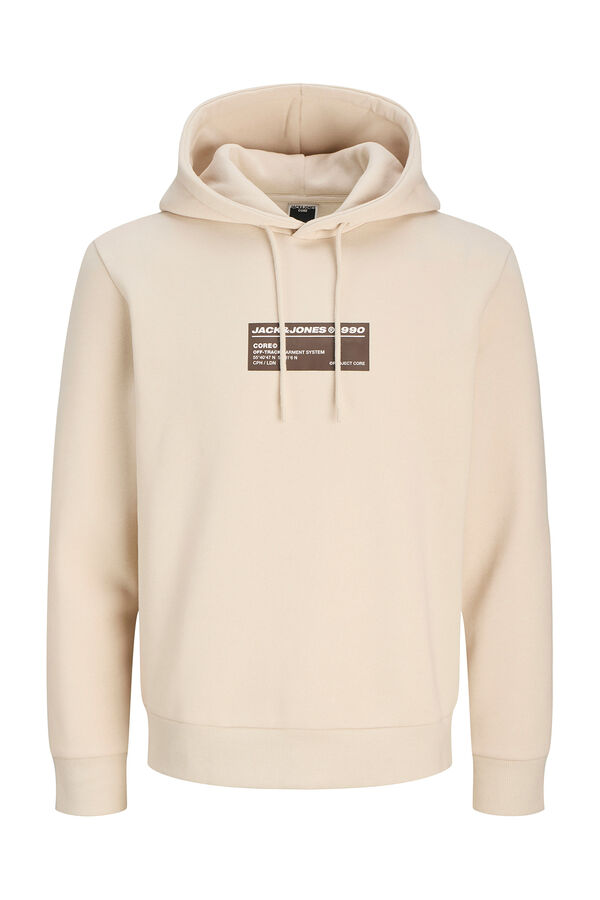 Jack & Jones Sudadera capucha est&aacute;ndar fit gris