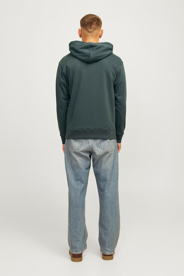 Jack & Jones Sudadera capucha regular fit gris