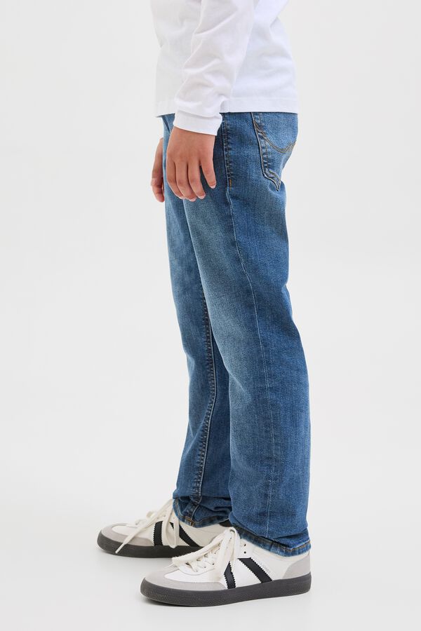 Jack & Jones Junior Jeans slim em algod&atilde;o azul