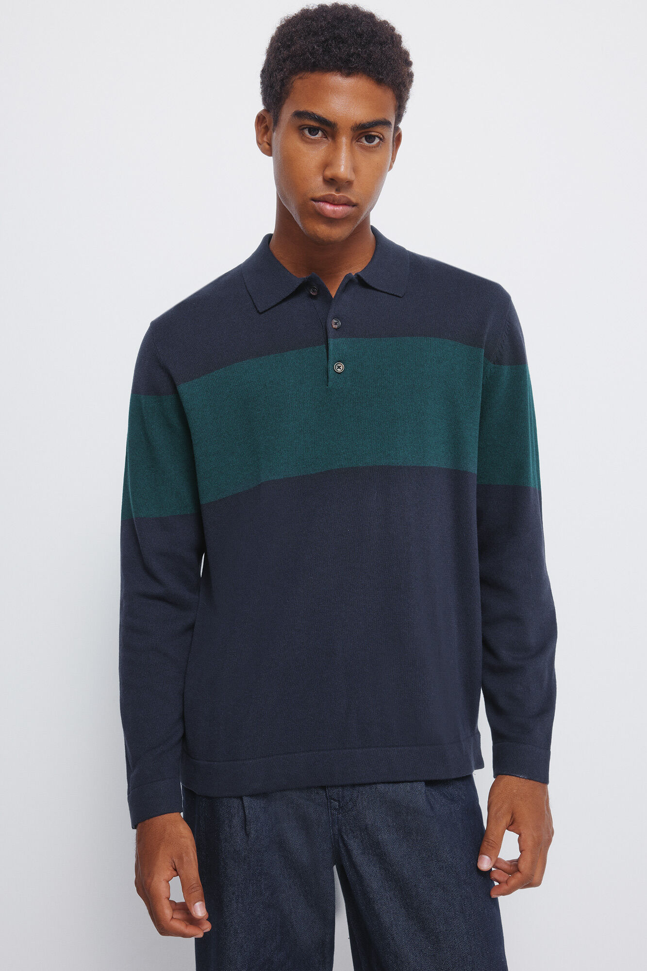 Springfield Jersey raya cuello polo