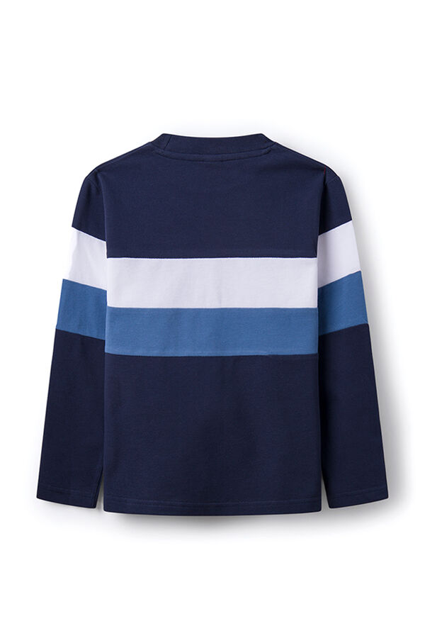 Springfield Kids Camiseta block color ni&ntilde;o azul