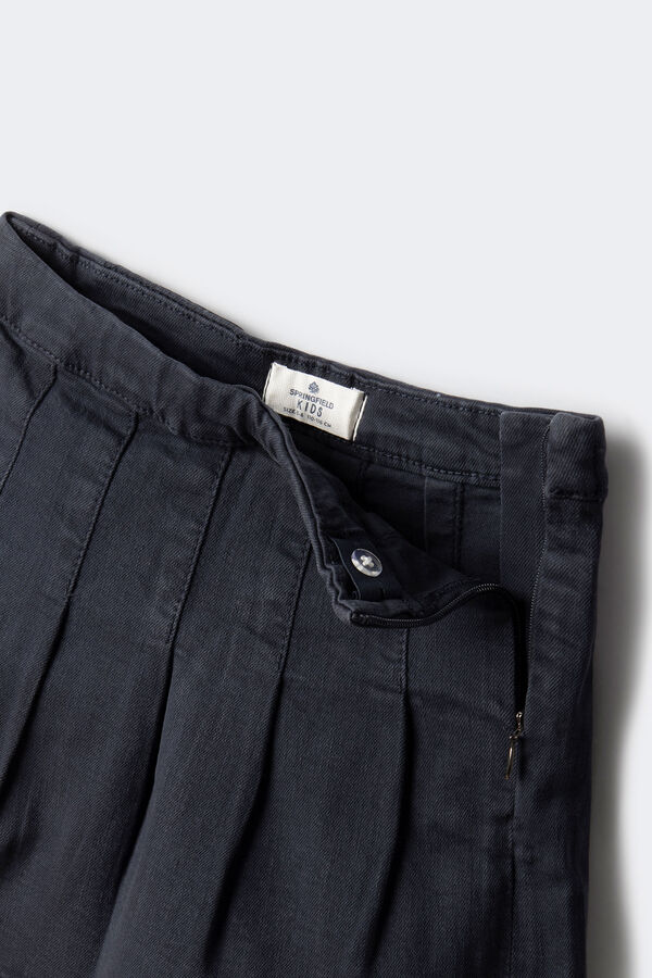 Springfield Kids Saia de mesa de menina azul