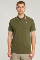 G-STAR Polo de manga curta verde