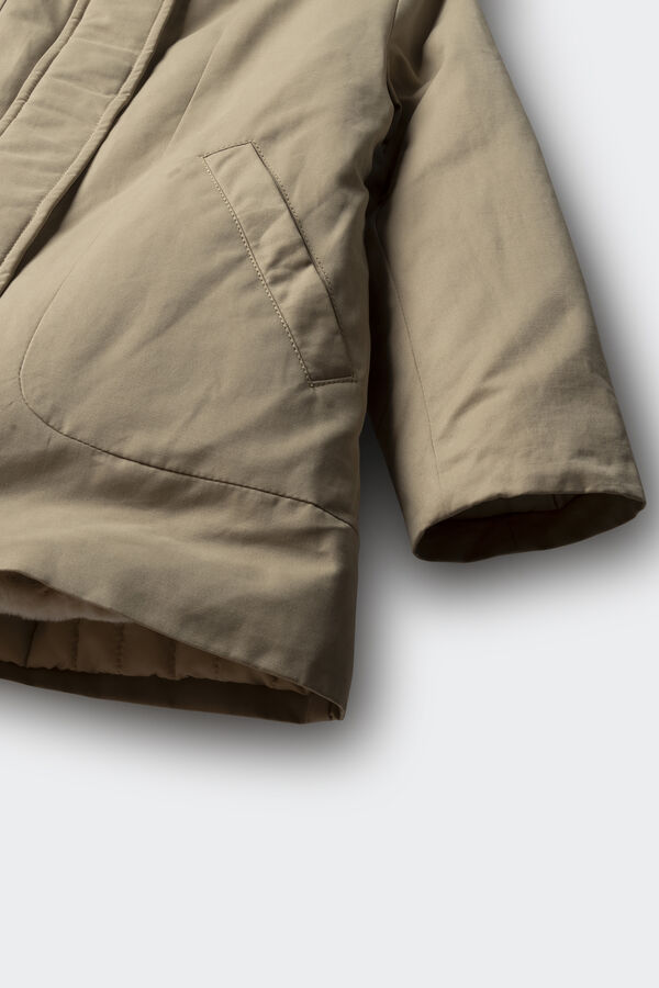 Springfield Kids Parka broche de menina cru