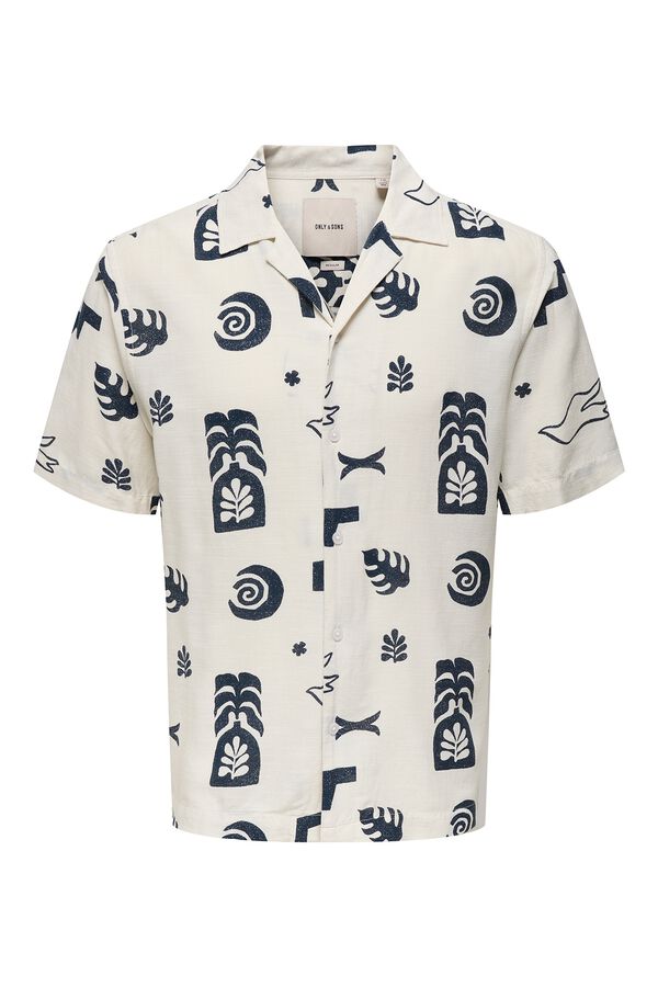 Only & Sons Camisa de manga curta branco
