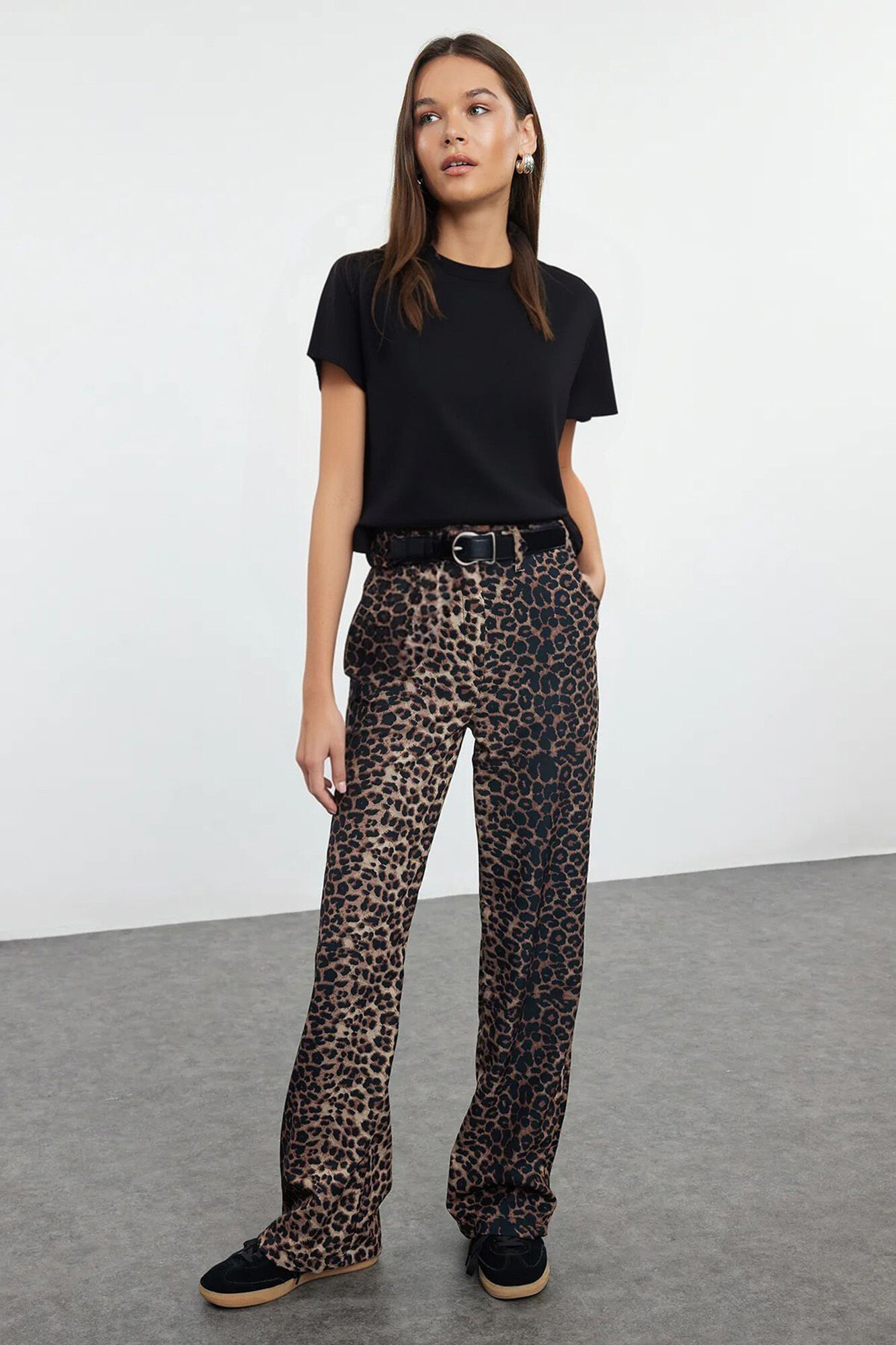 Trendyol Pantalones animal print