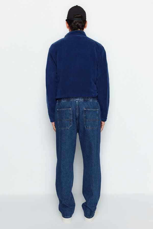 Trendyol Cal&ccedil;a jeans masculina comum azul