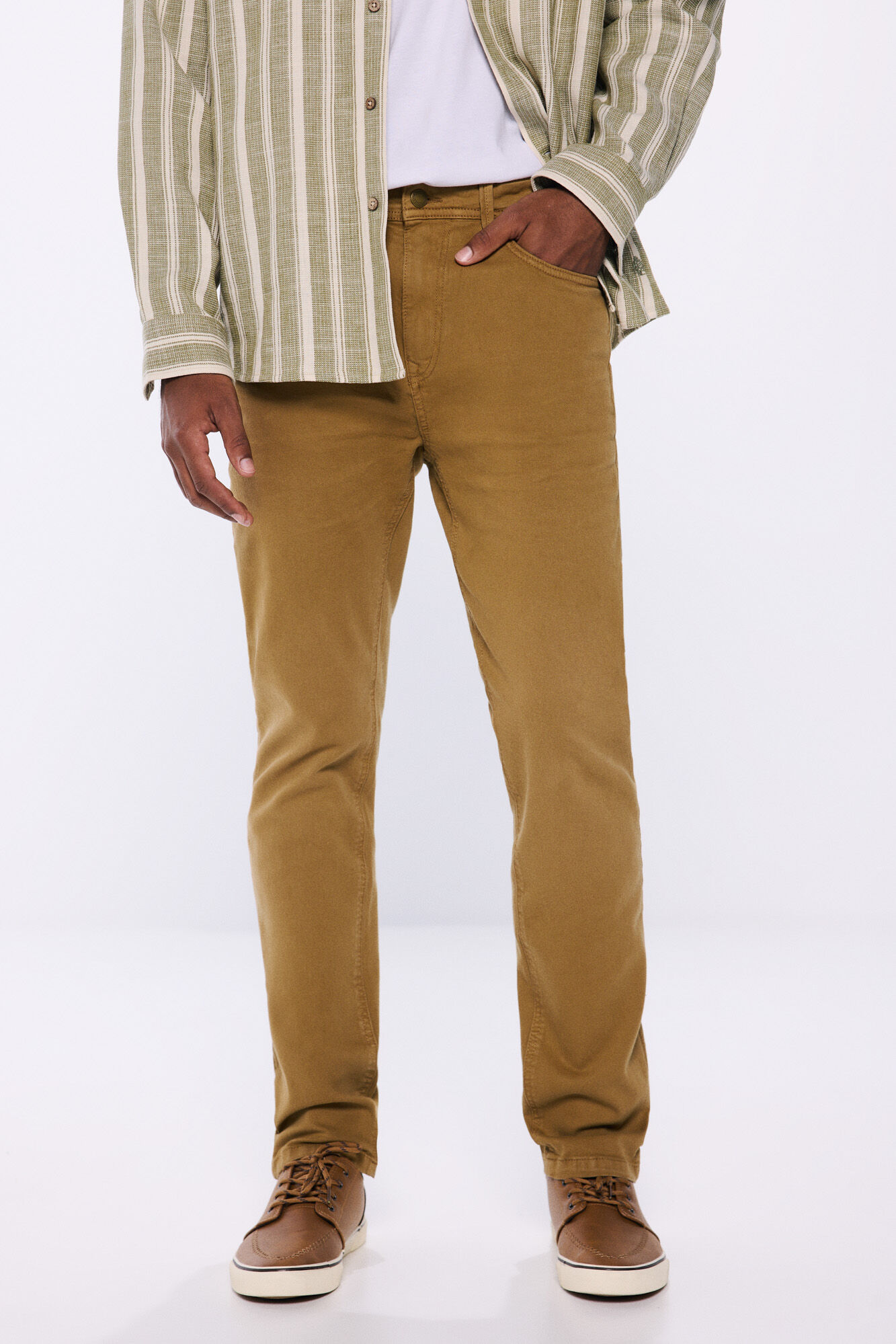 Springfield Pantal&oacute;n color slim fit