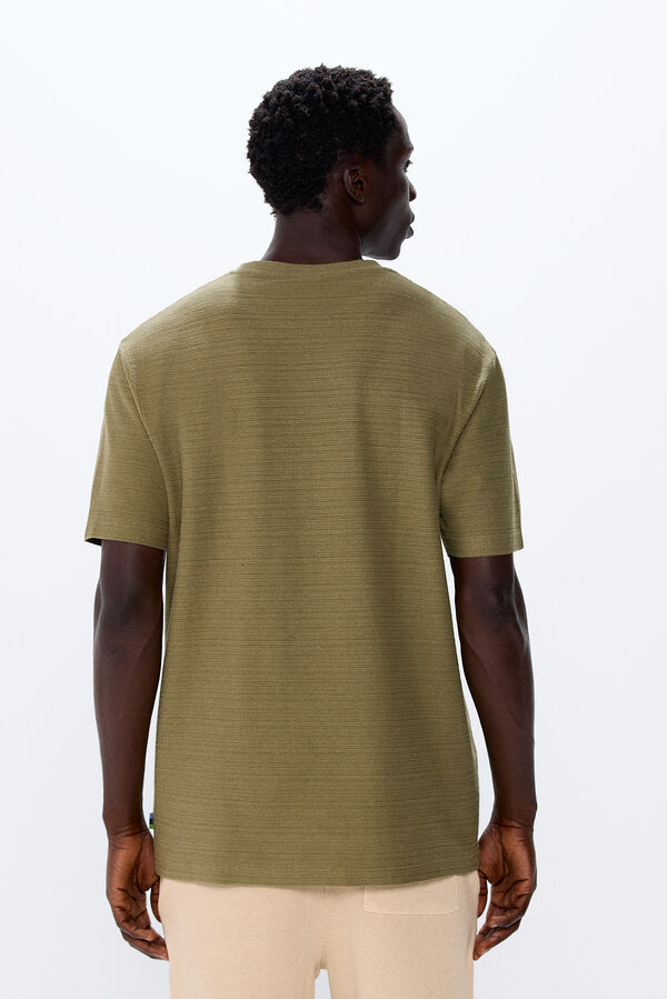 Springfield Camiseta rayas kaki