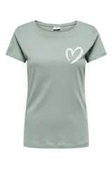 JDY Camisola de manga curta verde