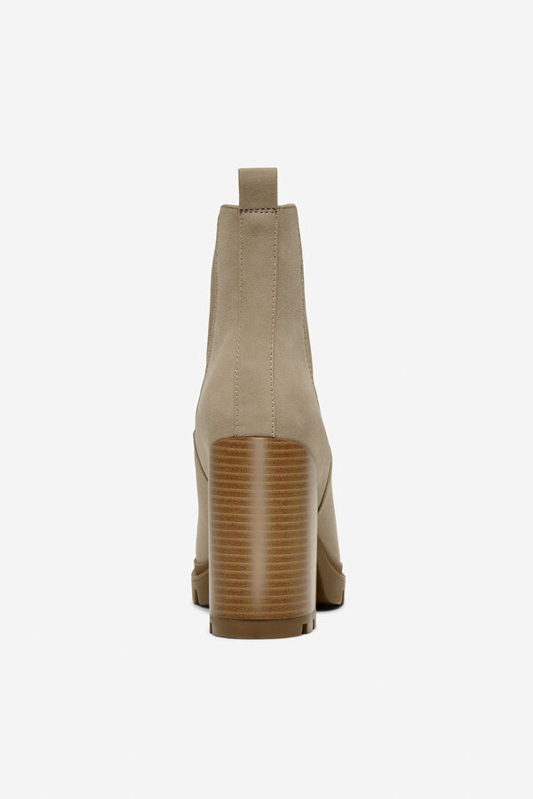Only Botins de salto alto Chelsea cinzento