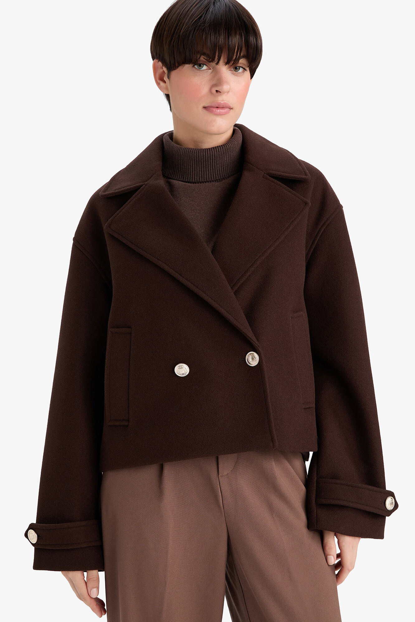 DeFacto Abrigo largo botones